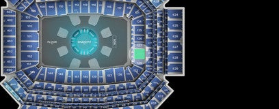 Seat view from Field End Zone