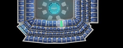 Seat view from Club III