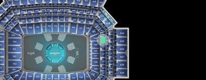 Seat view from Field End Zone