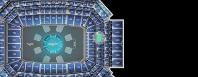 Seat view from Field End Zone