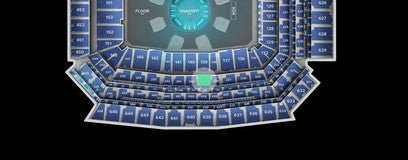 Seat view from Club I