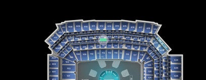Seat view from Club II