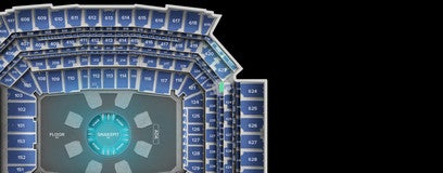 Seat view from Loge End Zone