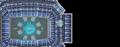 Seat view from Loge End Zone