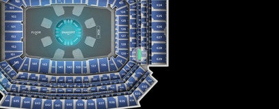 Seat view from Loge End Zone
