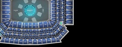 Seat view from Loge End Zone