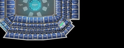 Seat view from Loge Corner
