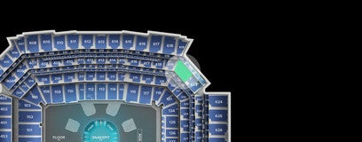 Seat view from Loge Corner