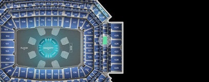 Seat view from Loge End Zone