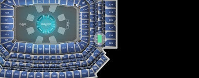 Seat view from Loge End Zone