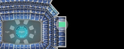Seat view from Terrace End Zone