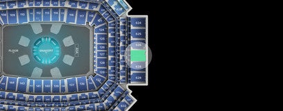 Seat view from Terrace End Zone
