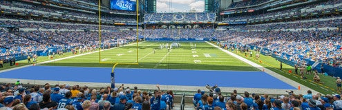 Seat view from Field End Zone