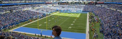 Seat view from Loge End Zone