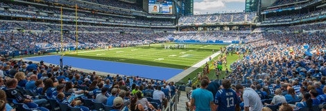 Seat view from Field End Zone