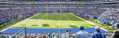 Seat view from Field End Zone