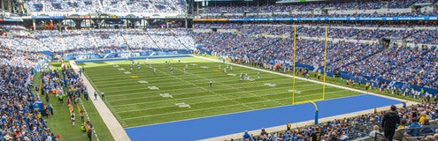 Seat view from Field End Zone