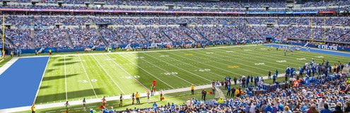 Seat view from Field Sideline