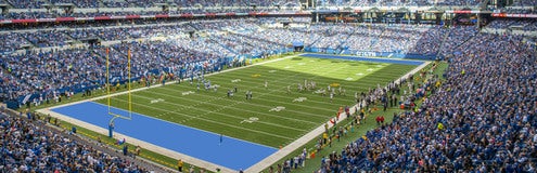 Seat view from Loge Corner