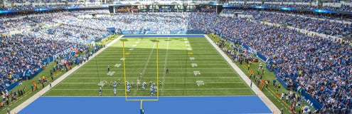 Seat view from Loge End Zone