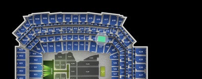 Seat view from Middle