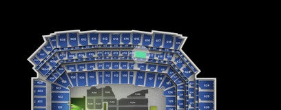 Seat view from Loge