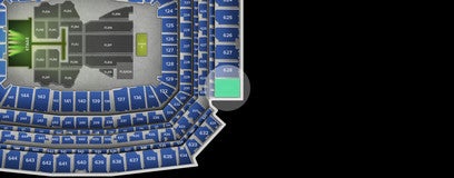 Seat view from Upper