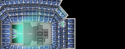 Seat view from Loge End Zone