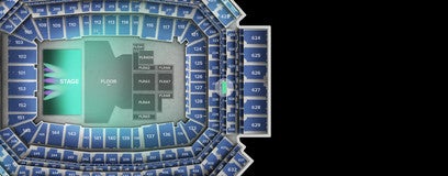 Seat view from Loge End Zone
