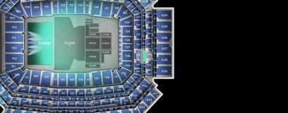 Seat view from Loge End Zone