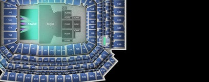 Seat view from Loge End Zone