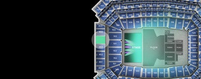 Seat view from Loge End Zone