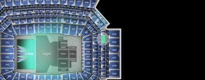 Seat view from Loge End Zone