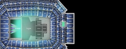 Seat view from Loge End Zone