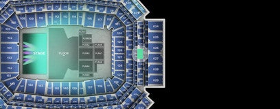 Seat view from Loge End Zone