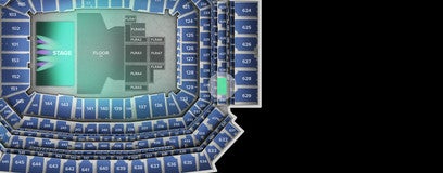 Seat view from Loge End Zone