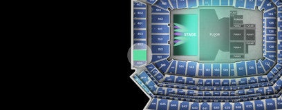 Seat view from Loge End Zone