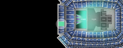 Seat view from Loge End Zone