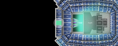 Seat view from Loge End Zone