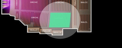 Seat view from Upper Orchestra