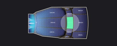 Seat view from Mezzanine