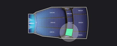 Seat view from Mezzanine