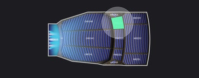 Seat view from Mezzanine