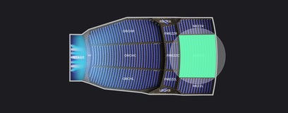 Seat view from Mezzanine