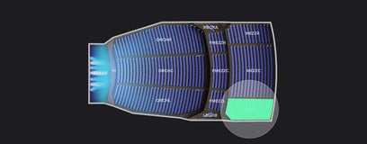 Seat view from Mezzanine