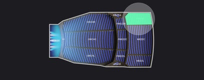 Seat view from Mezzanine