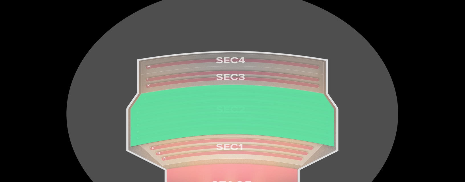 Seat view from Section