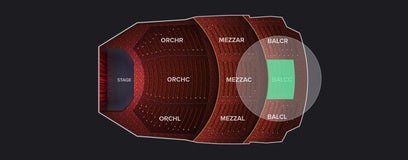 Seat view from Balcony Center
