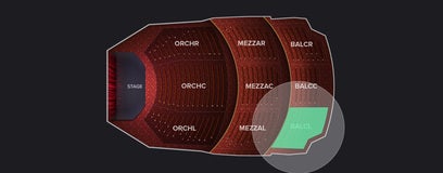Seat view from Balcony Left