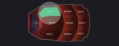 Seat view from Orchestra Right